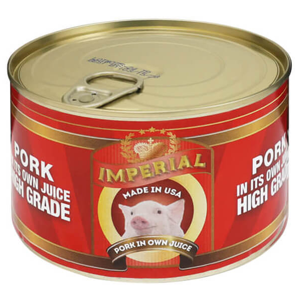 Canned Meat Tushonka Pork – 14.11 oz (400gr)